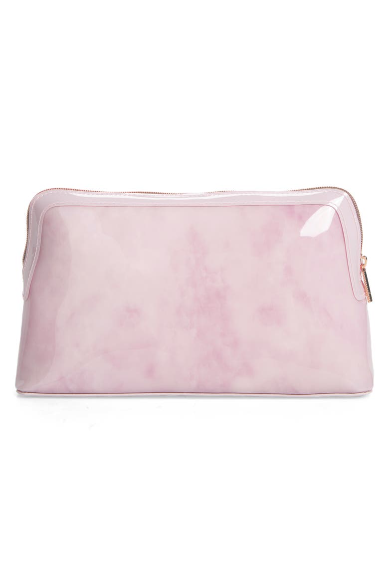 Tristyn Rose Quartz Wash Bag, Alternate, color, NUDE PINK