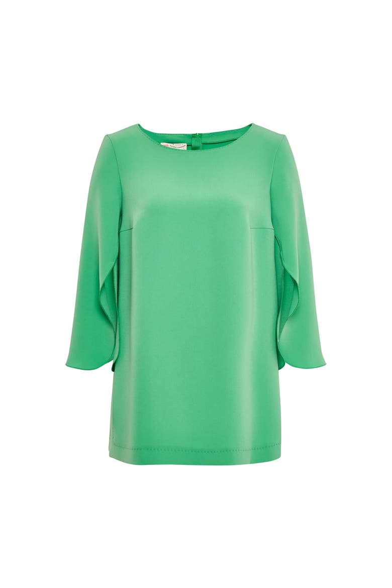 Casual Tunic Half Sleeve, Main, color, Green