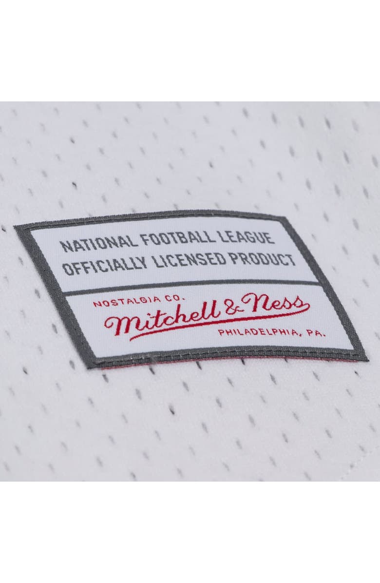 Mitchell & Ness Men's Mitchell & Ness White San Francisco 49ers Monochrome Mesh Full-Button Baseball Jersey, Alternate, color, White