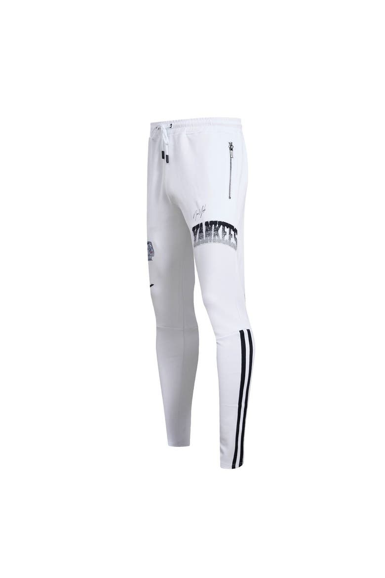 Men's Pro Standard White New York Yankees Hometown Track Pants, Alternate, color, White