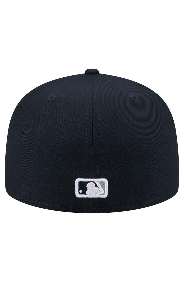 New Era Men's New Era Navy Detroit Tigers Yarn Stitch 59FIFTY Fitted Hat, Alternate, color, 