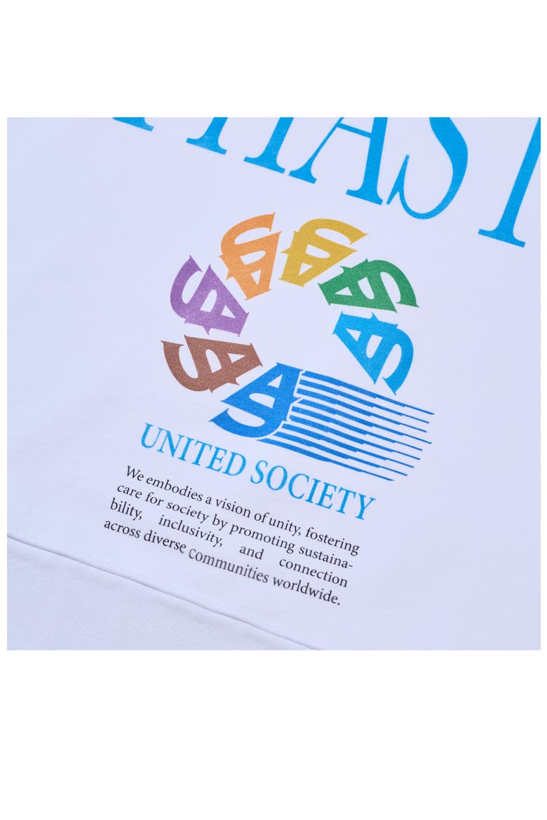 UNITED CREW, Alternate, color, White