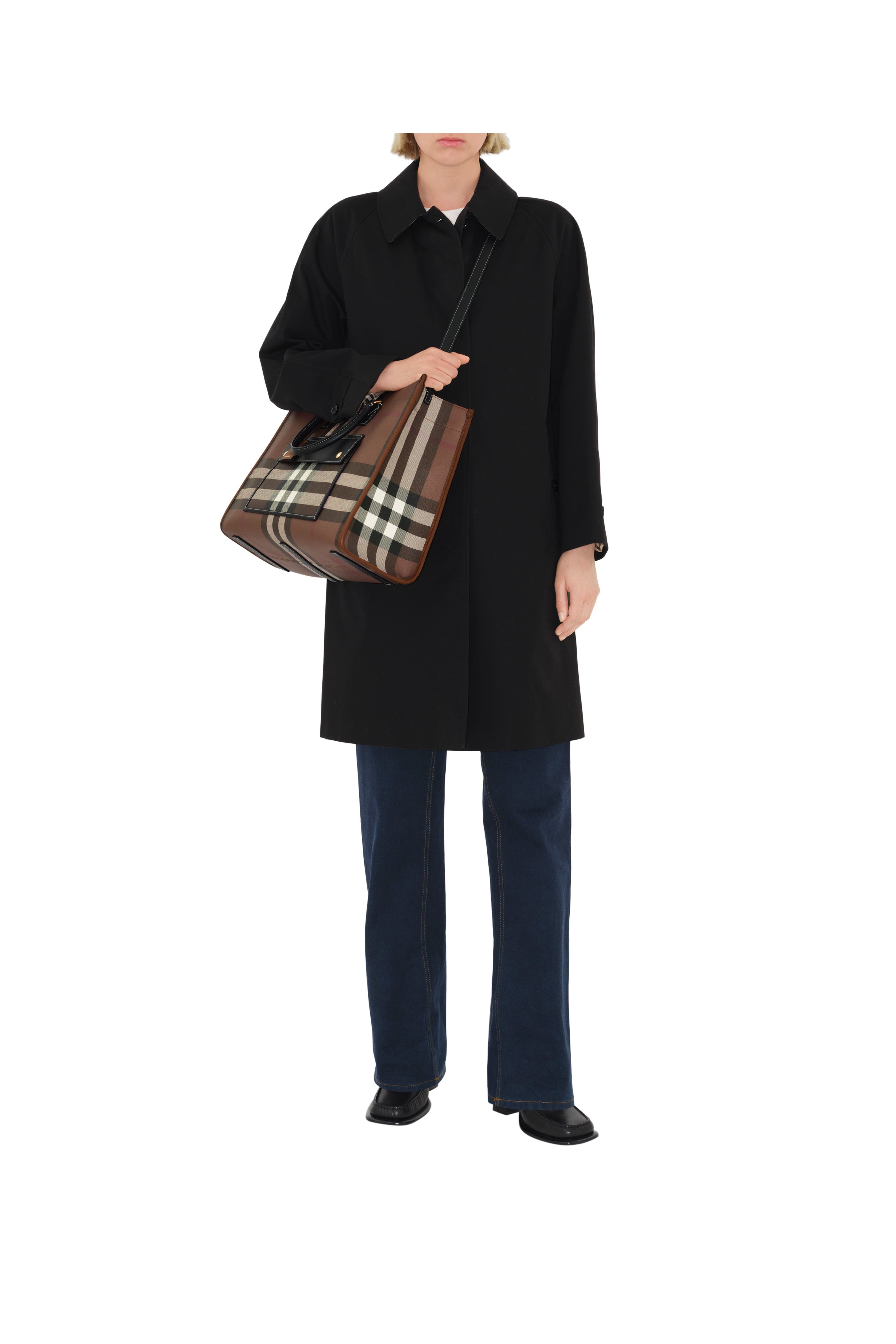 Burberry Medium Freya Tote, Alternate, color, Dark Birch Brown