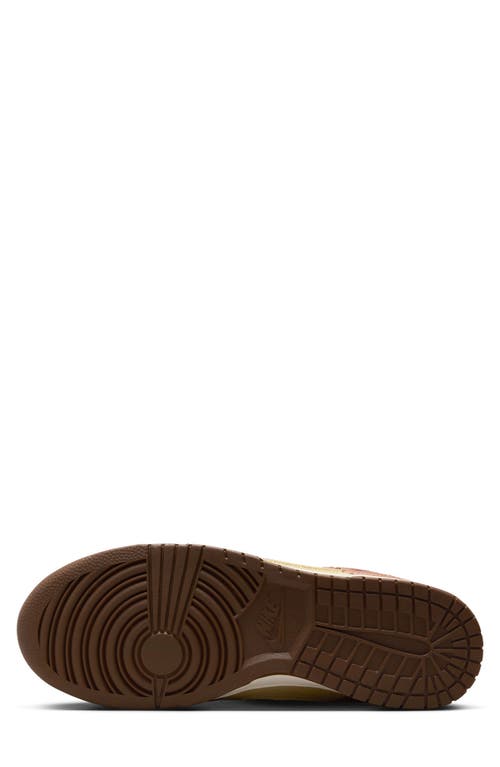 Nike Dunk Low Retro Sneakers In Brown