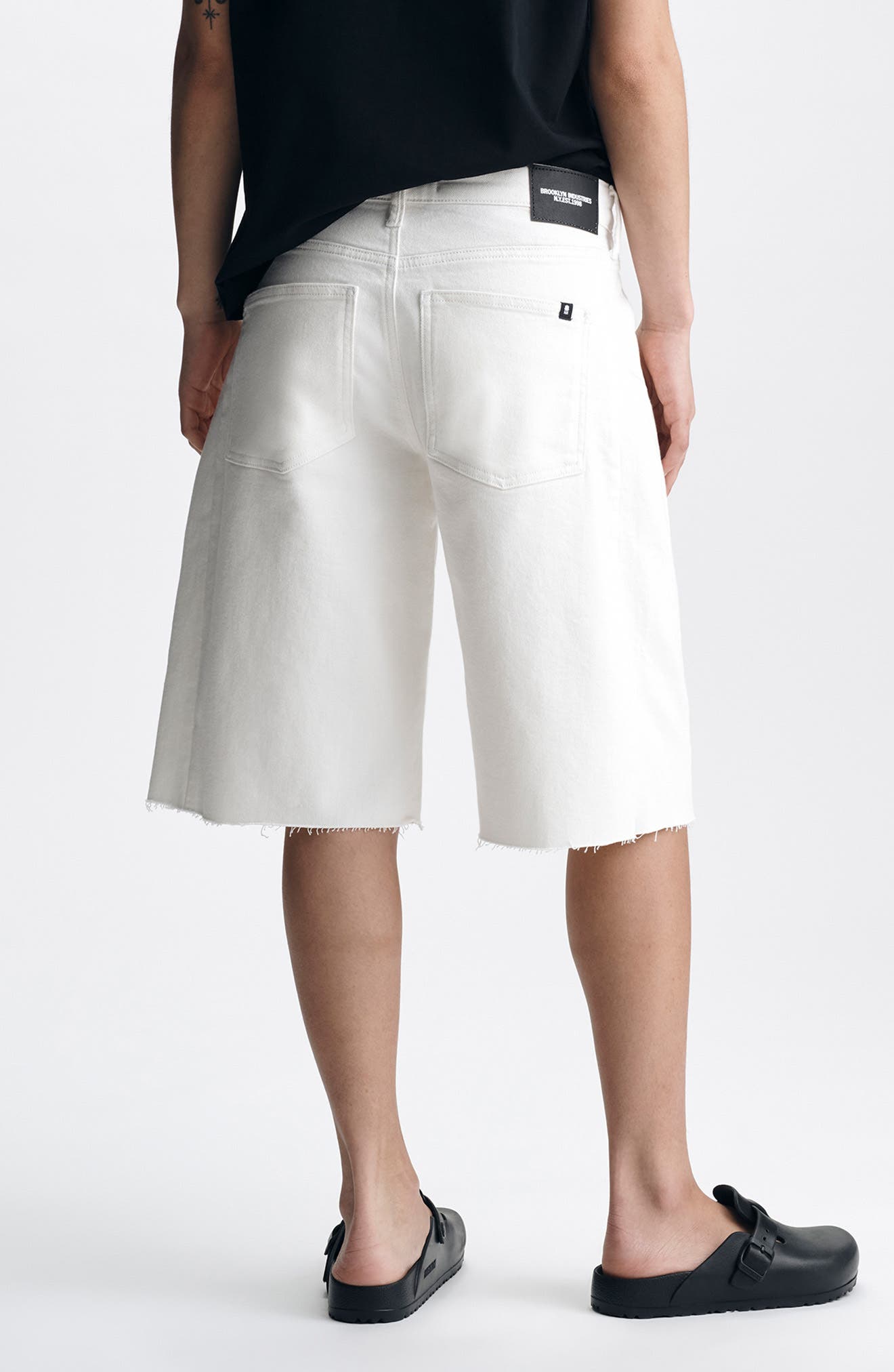 Denim Barrel Shorts - image 2