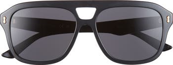 57mm Solstice Aviator Fashion Sunglasses
