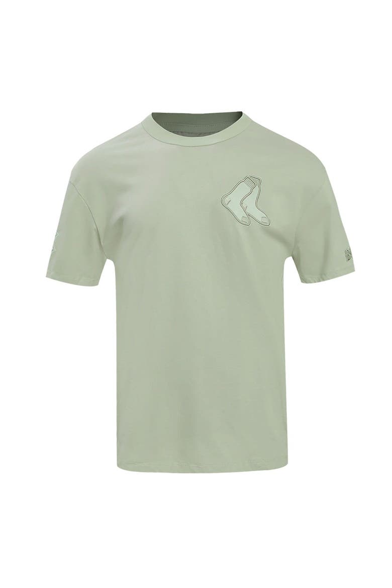 Men's Pro Standard Mint Boston Red Sox Neutral CJ Dropped Shoulders T-Shirt, Alternate, color, Mint