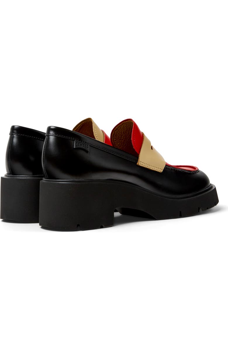 Camper Milah Mismatched Penny Loafers, Alternate, color,