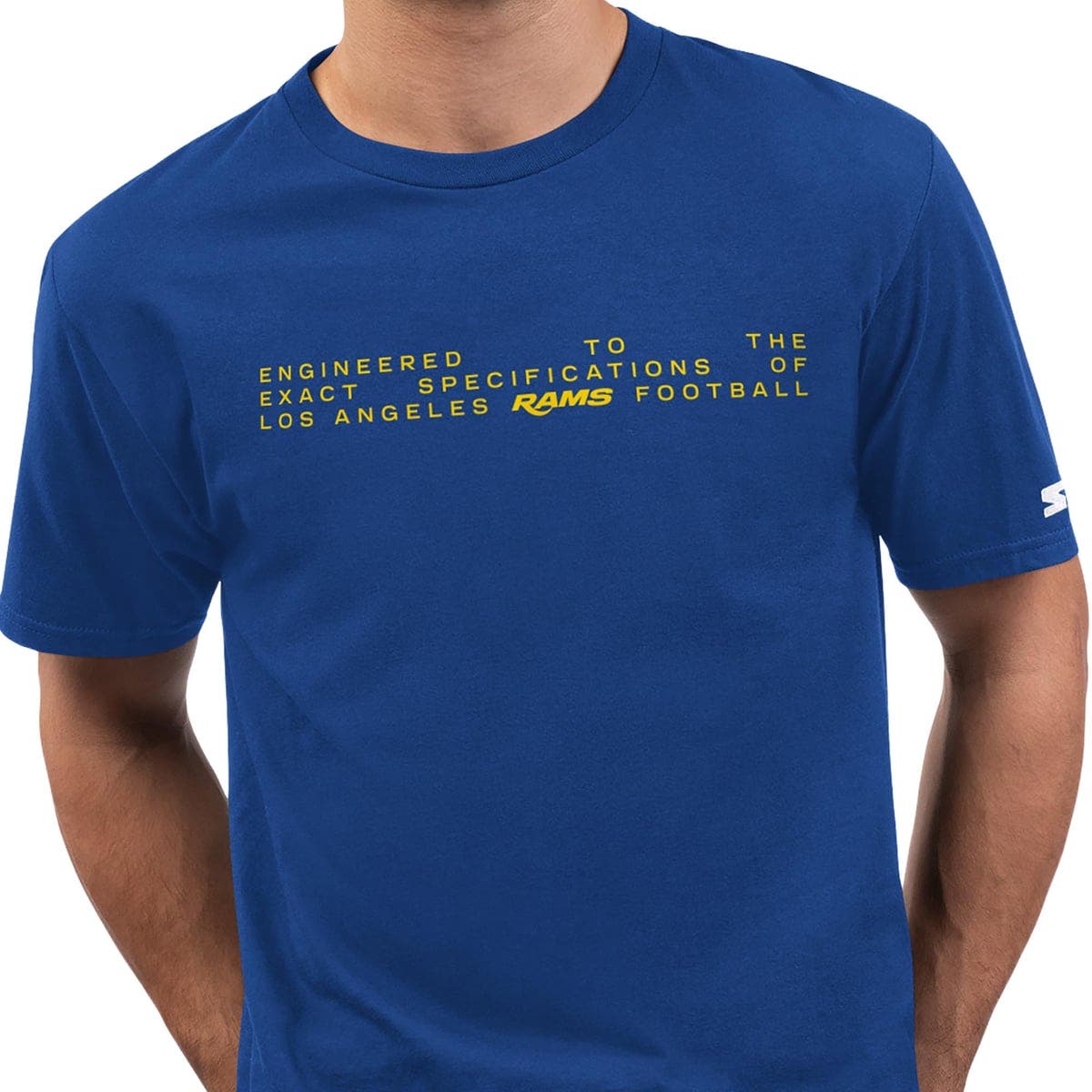 STARTER Men's Starter Royal Los Angeles Rams 1801 Prime Time T-Shirt ...