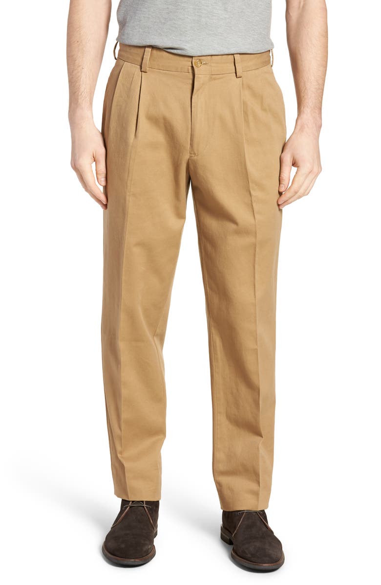 Bills Khakis M2 Classic Fit Pleated Vintage Twill Pants, Main, color, 