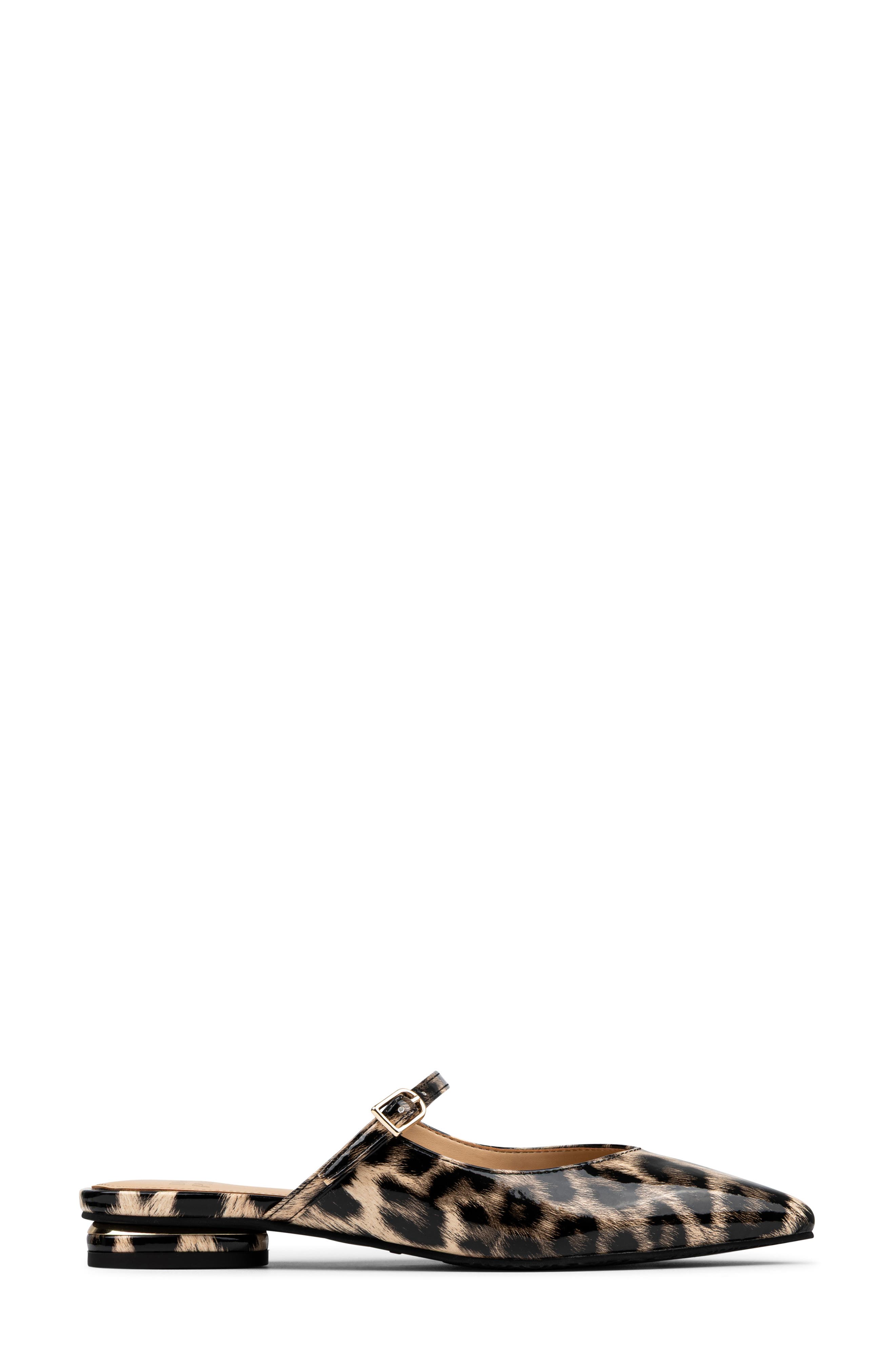 Wynter Mule Flat, Alternate, color, LEOPARD