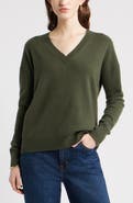 Nordstrom V-Neck Cashmere Sweater