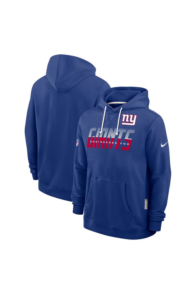 Men's Nike Royal New York Giants Sideline Standard Issue Top Prospect Dri-FIT Hoodie, Main, color, Royal