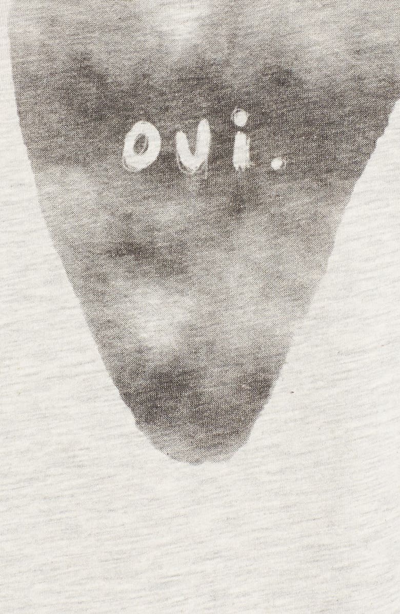 SINCERELY JULES 'Oui' Heart Tee, Alternate, color,