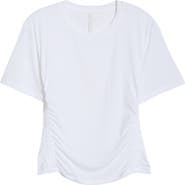 Zella Breathe Ruched Performance T-Shirt