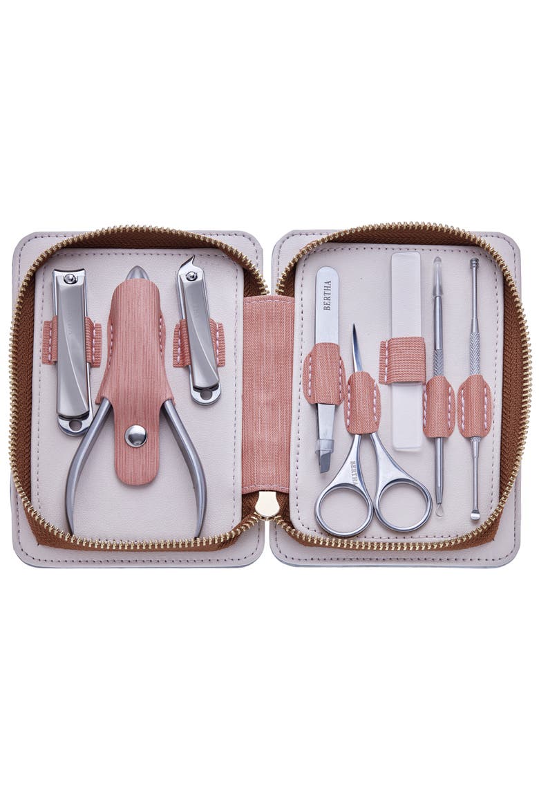 Melina 8 Piece Surgical Steel Groom Kit, Alternate, color, Grey