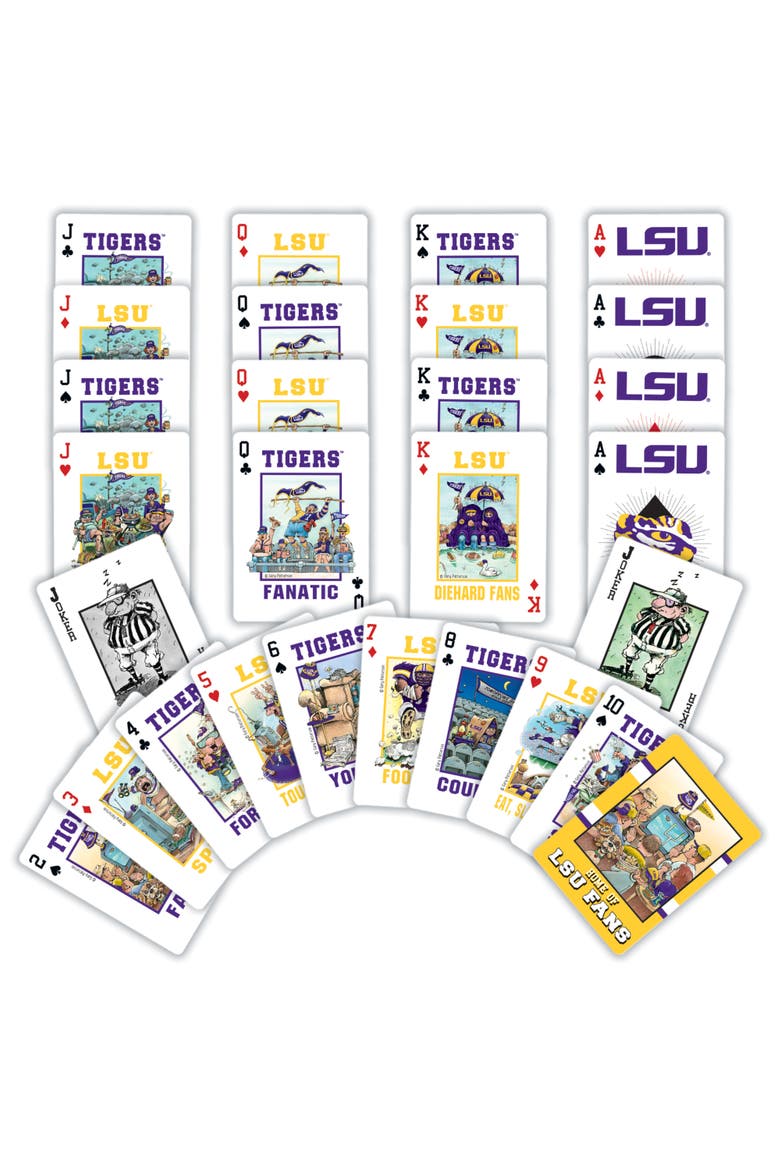 LSU Tigers Fan Deck Playing Cards, Alternate, color, Multicolor