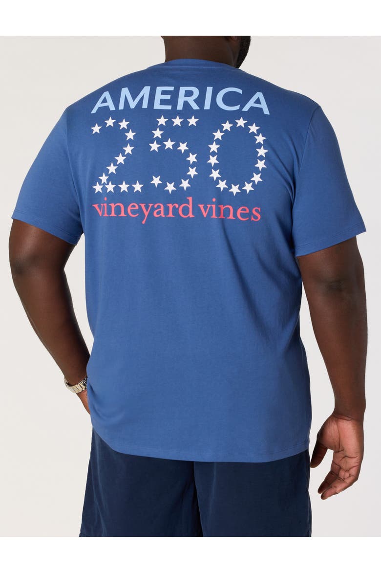 Big & Tall Americana 250 Pocket T-Shirt, Main, color, MOONSHINE