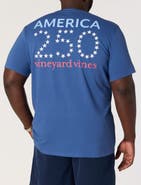 vineyard vines Big & Tall Americana 250 Pocket T-Shirt
