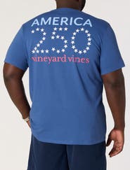 vineyard vines Big & Tall Americana 250 Pocket T-Shirt