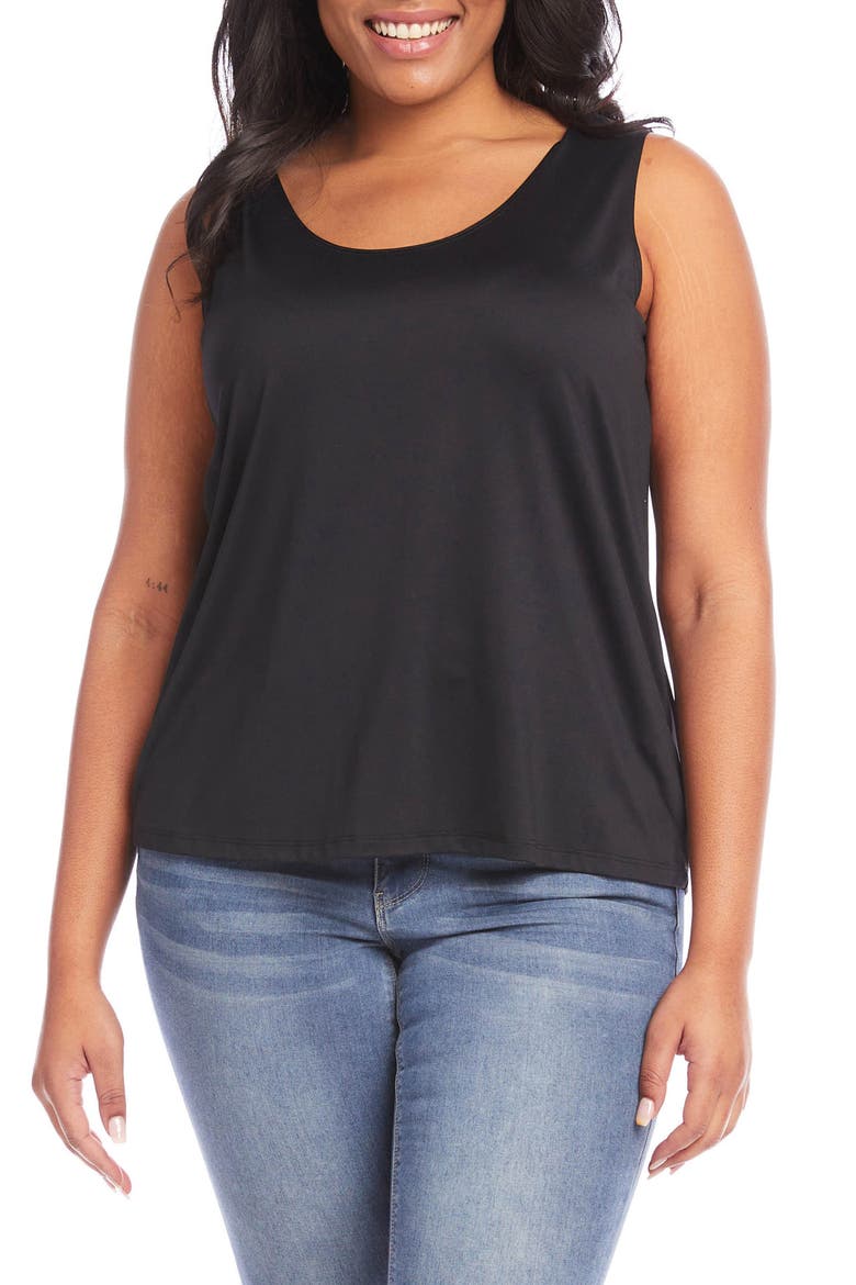 Scoop Neck Tank, Main, color, BLACK