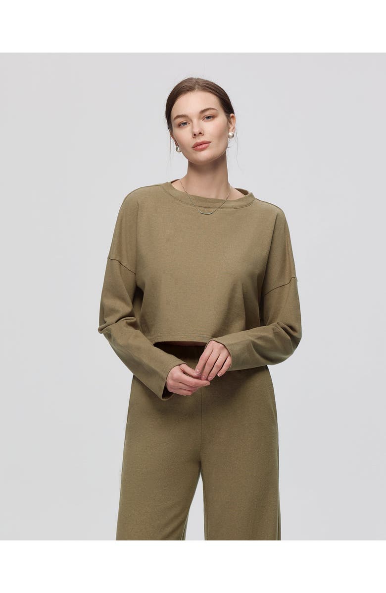 JUANA Aera Pull-on Pants, Alternate, color, Olive