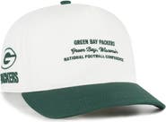 '47 Men's '47 White Green Bay Packers Contemporary Two-Tone Hitch Adjustable Hat