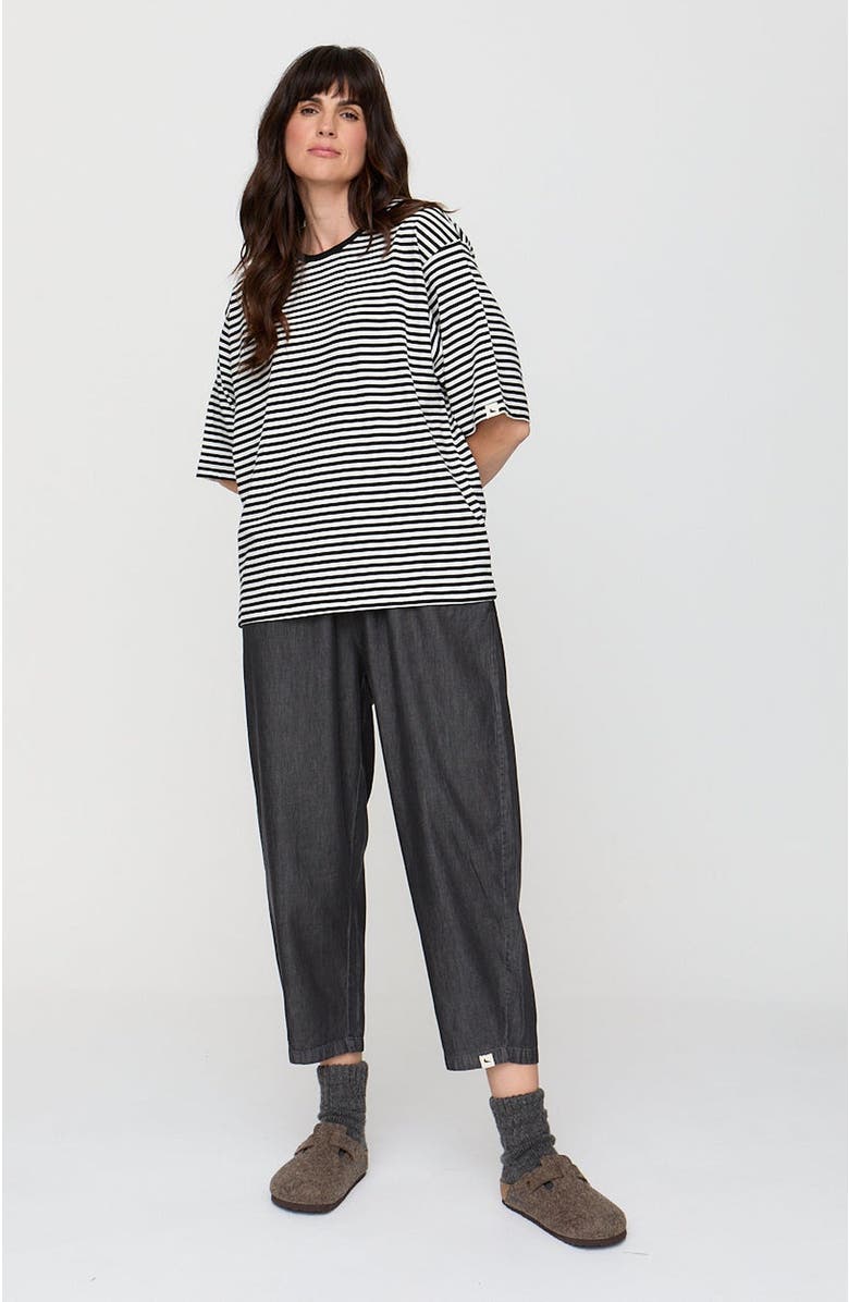 Turtledove London Organic Cotton Elsie Oversized T-Shirt, Alternate, color, Stripes