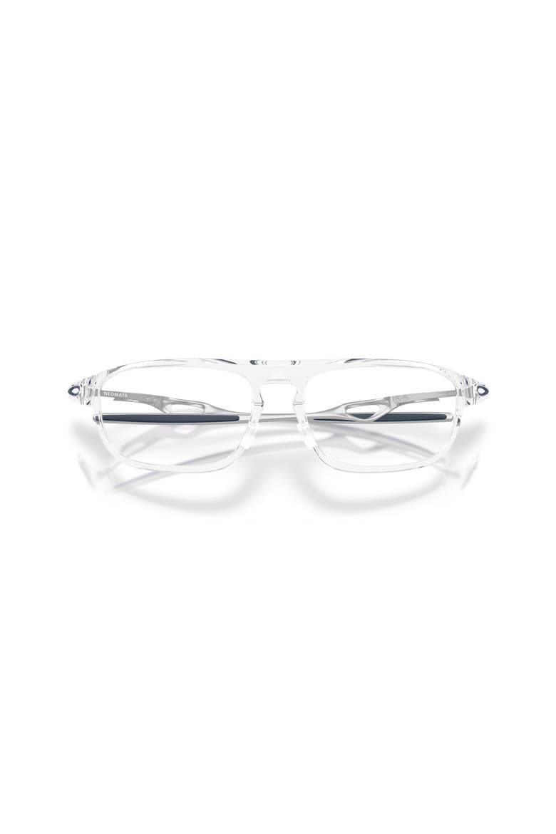 53mm Rectangle optical glasses, Alternate, color, Transparent