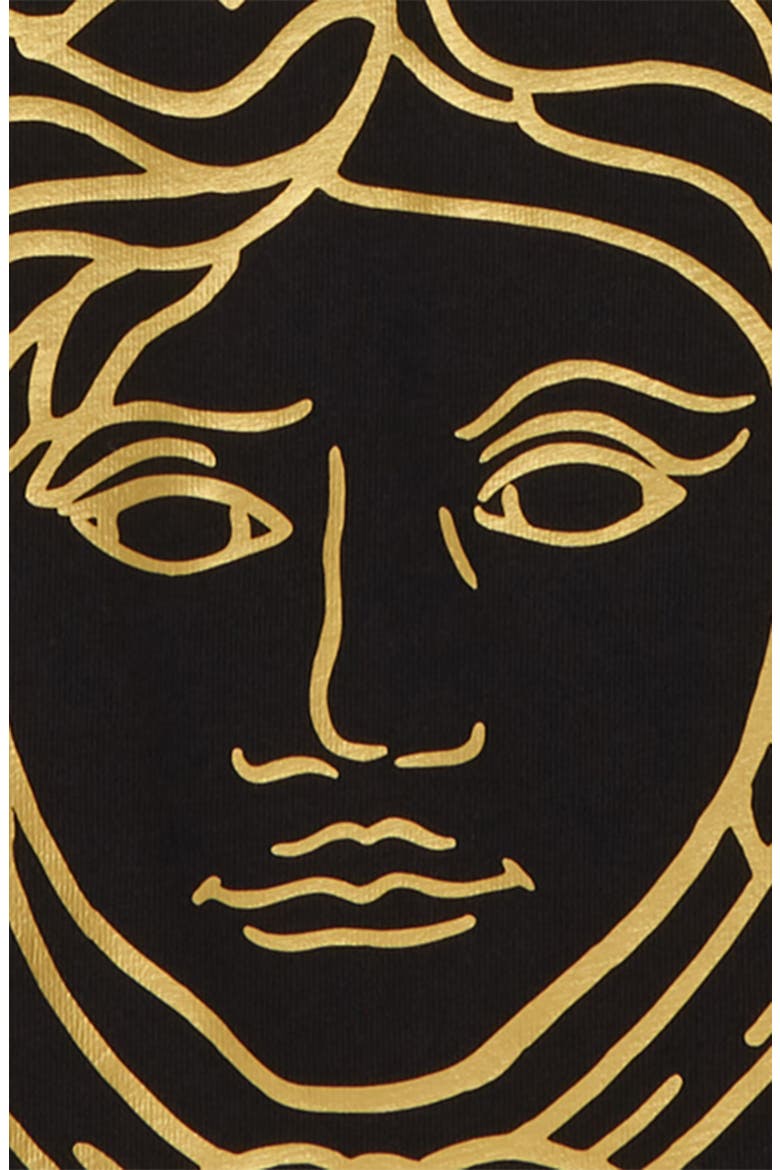 Medusa Logo T-Shirt, Alternate, color, BLACK/ GOLD