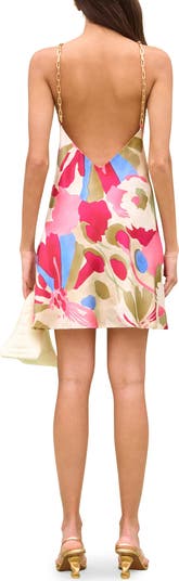 Minna Stretch Silk Minidress