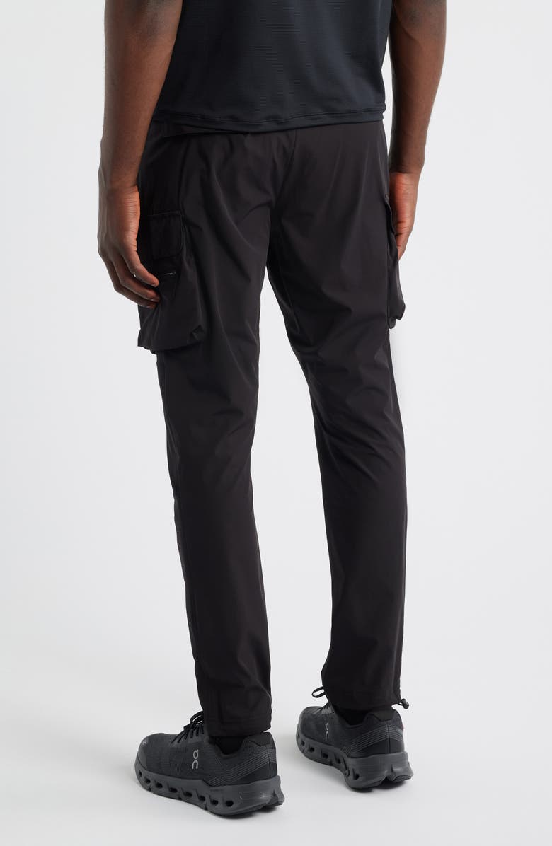 Represent 247 DNA Water Repellent Drawstring Cargo Pants, Alternate, color, Jet Black