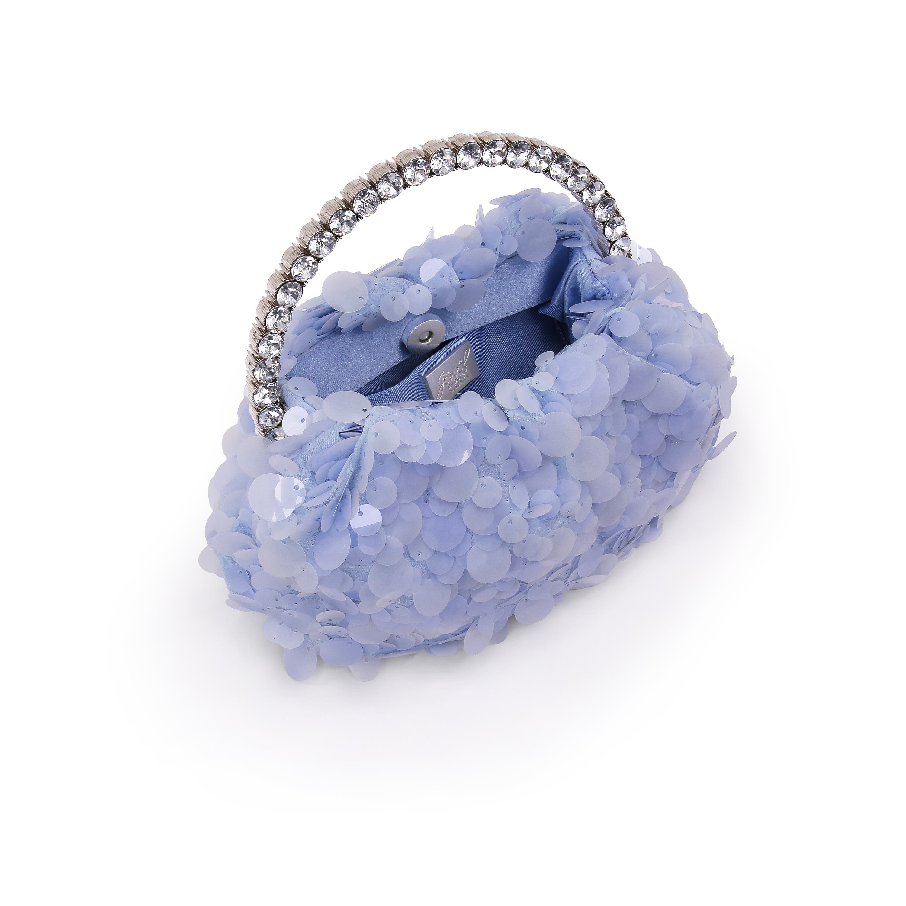 Noa Mix Sequin Pouch Clutch, Alternate, color, Blue