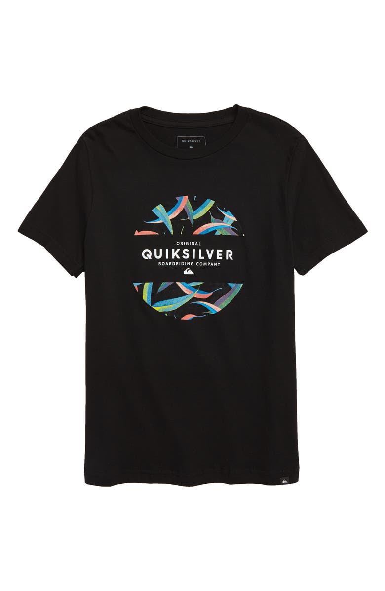 Quiksilver Mixed Graphic T-Shirt, Main, color,
