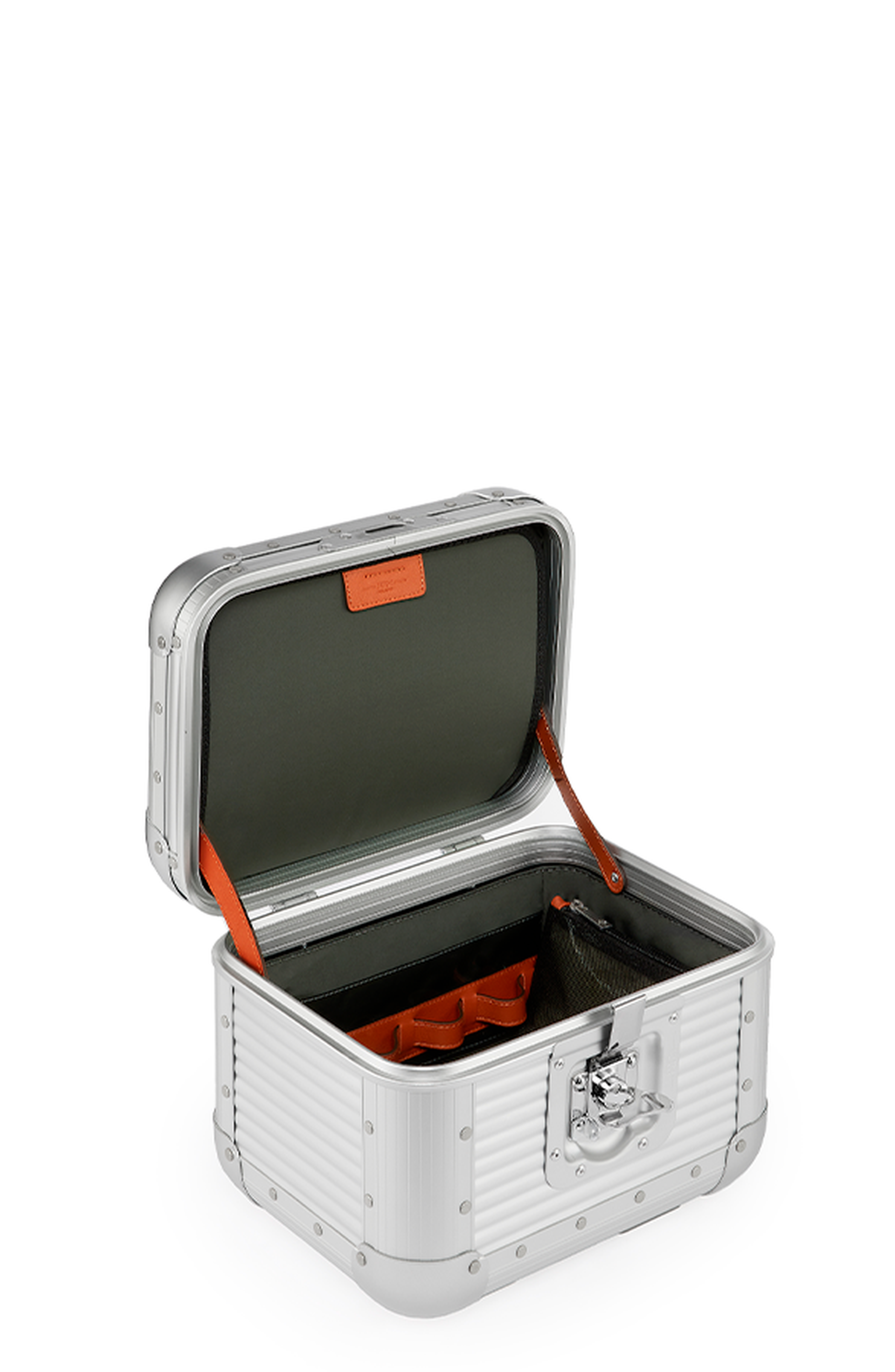 FPM - Fabbrica Pelletterie Milano - US Bank Vanity Case, Alternate, color, Moonlight Silver