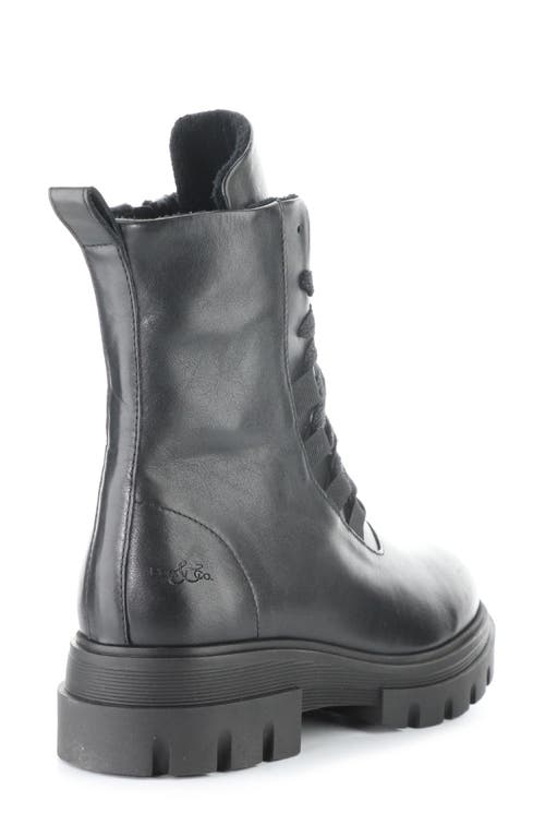 Bos. & Co. Foster Waterproof Lug Sole Bootie In Black