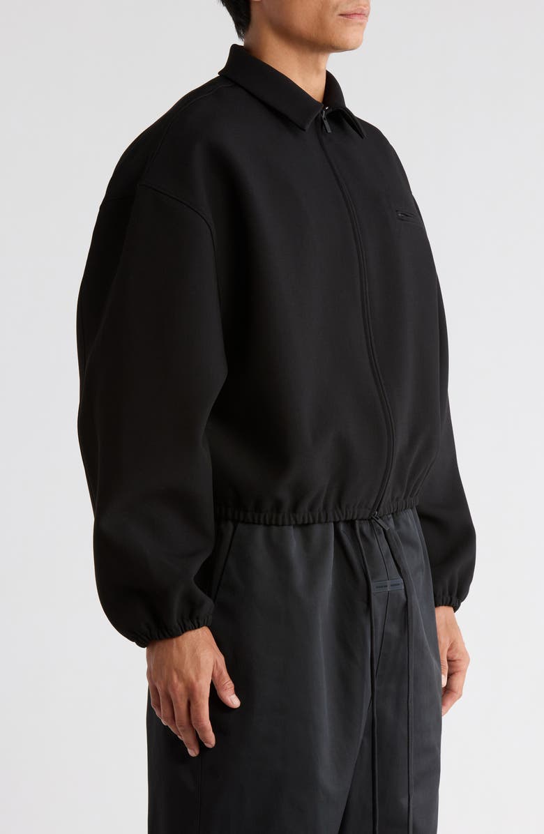 Fear of God Essentials Bonded Canvas Zip Jacket, Alternate, color, 