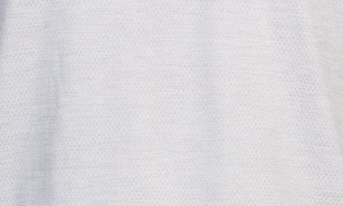 Tailorbyrd Mélange Mesh Performance Quarter Zip Pullover In Light Grey