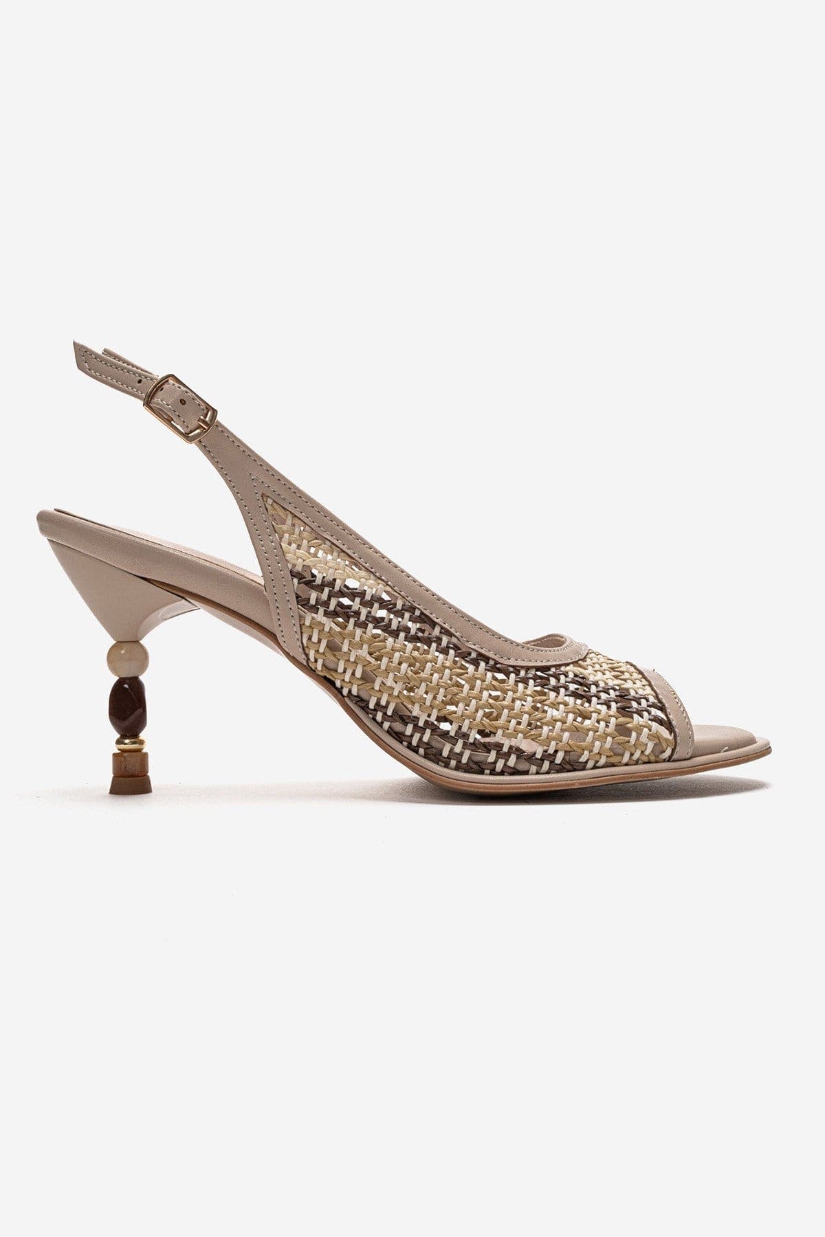 Prologue Shoes Soven Stiletto Sandal, Alternate, color, Beige