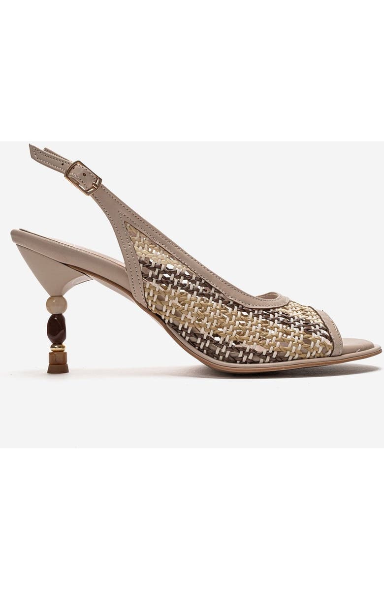 Prologue Shoes Soven Stiletto Sandal, Alternate, color, Beige
