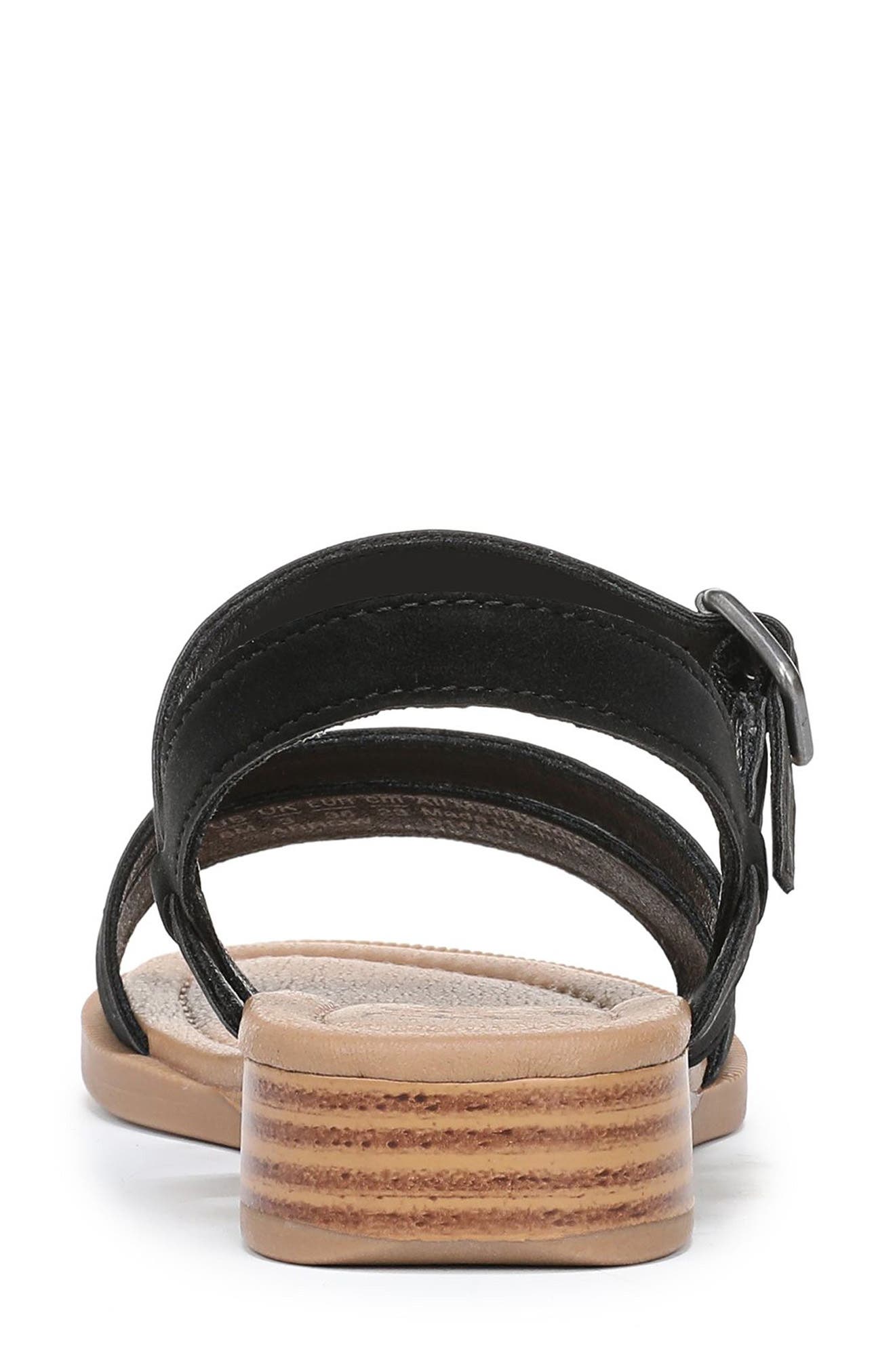 Blowfish Malibu Arrow Sandal, Alternate, color, Black Nubuck