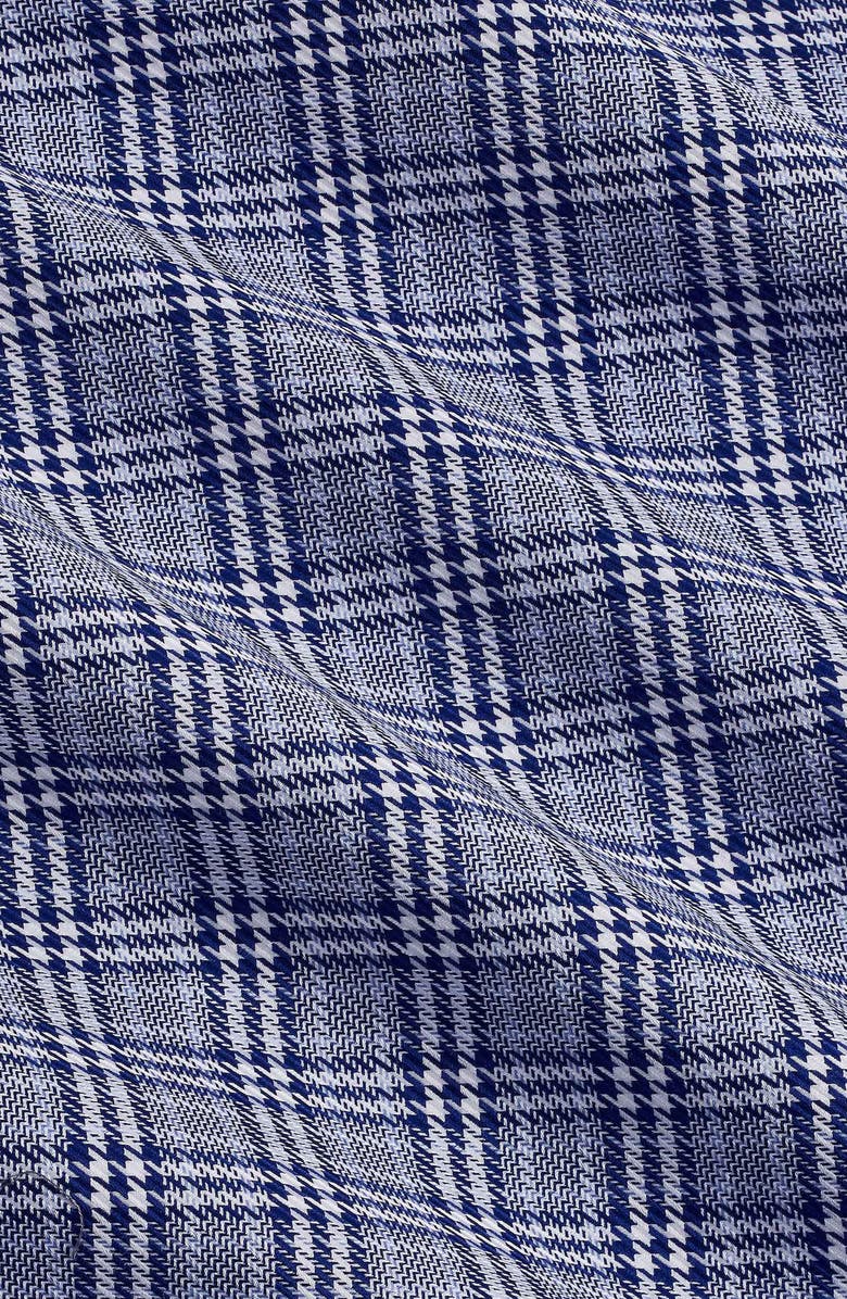 David Donahue Trim Fit Micropattern Cotton Dress Shirt, Alternate, color,