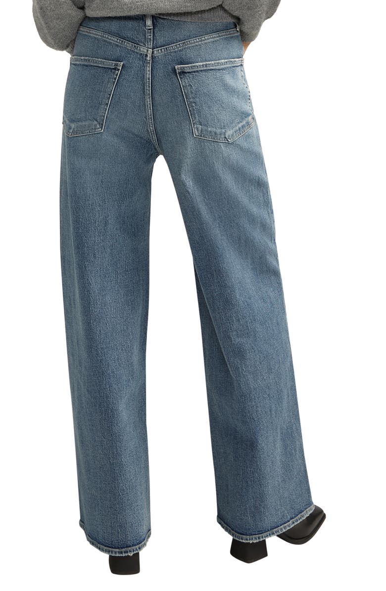 Silver Jeans Co. High Waist Baggy Wide Leg Jeans, Alternate, color,