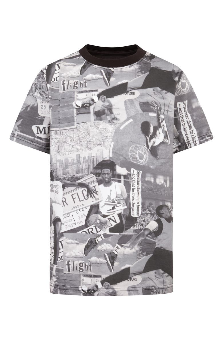 Jordan Kids' Brooklyn Print T-Shirt, Main, color,