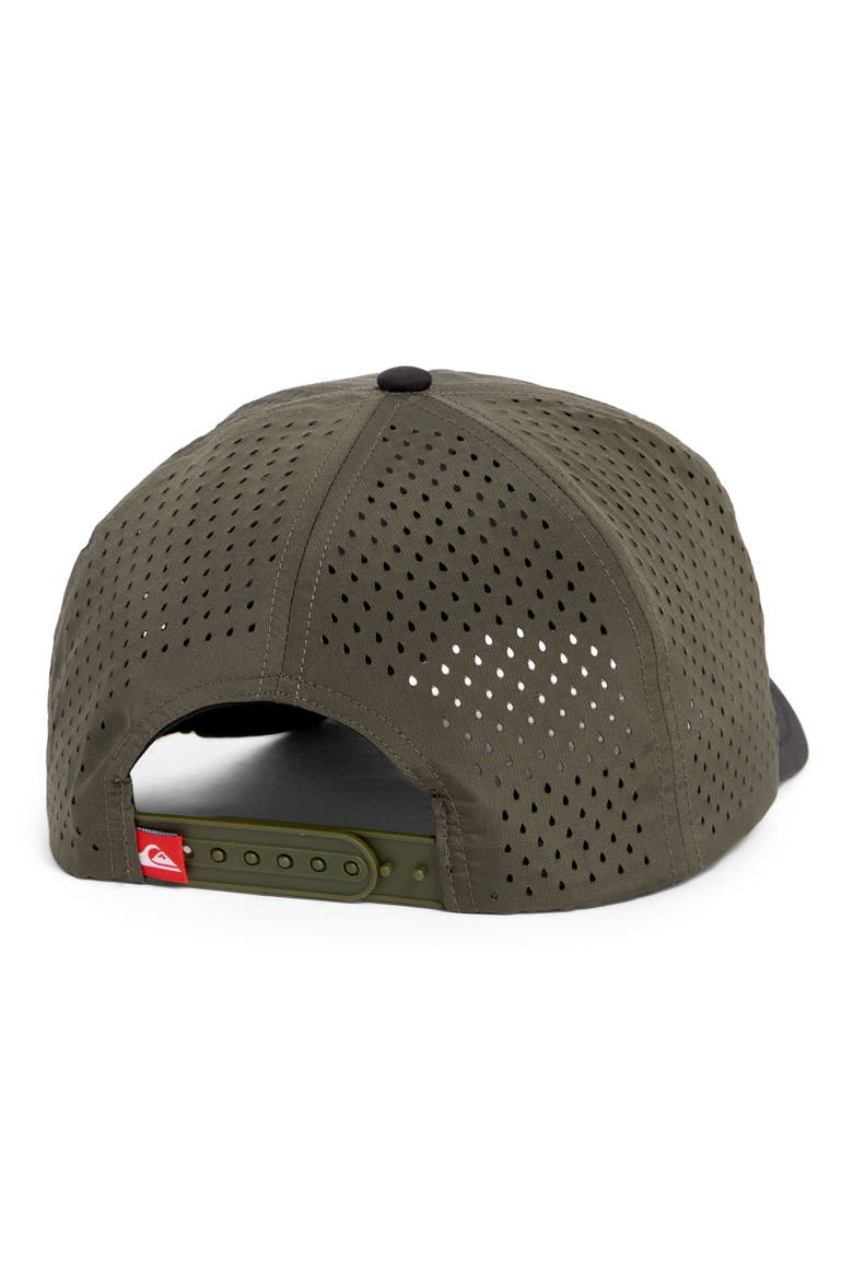 Perfect Block Perforated Baseball Cap, Alternate, color, ARMY