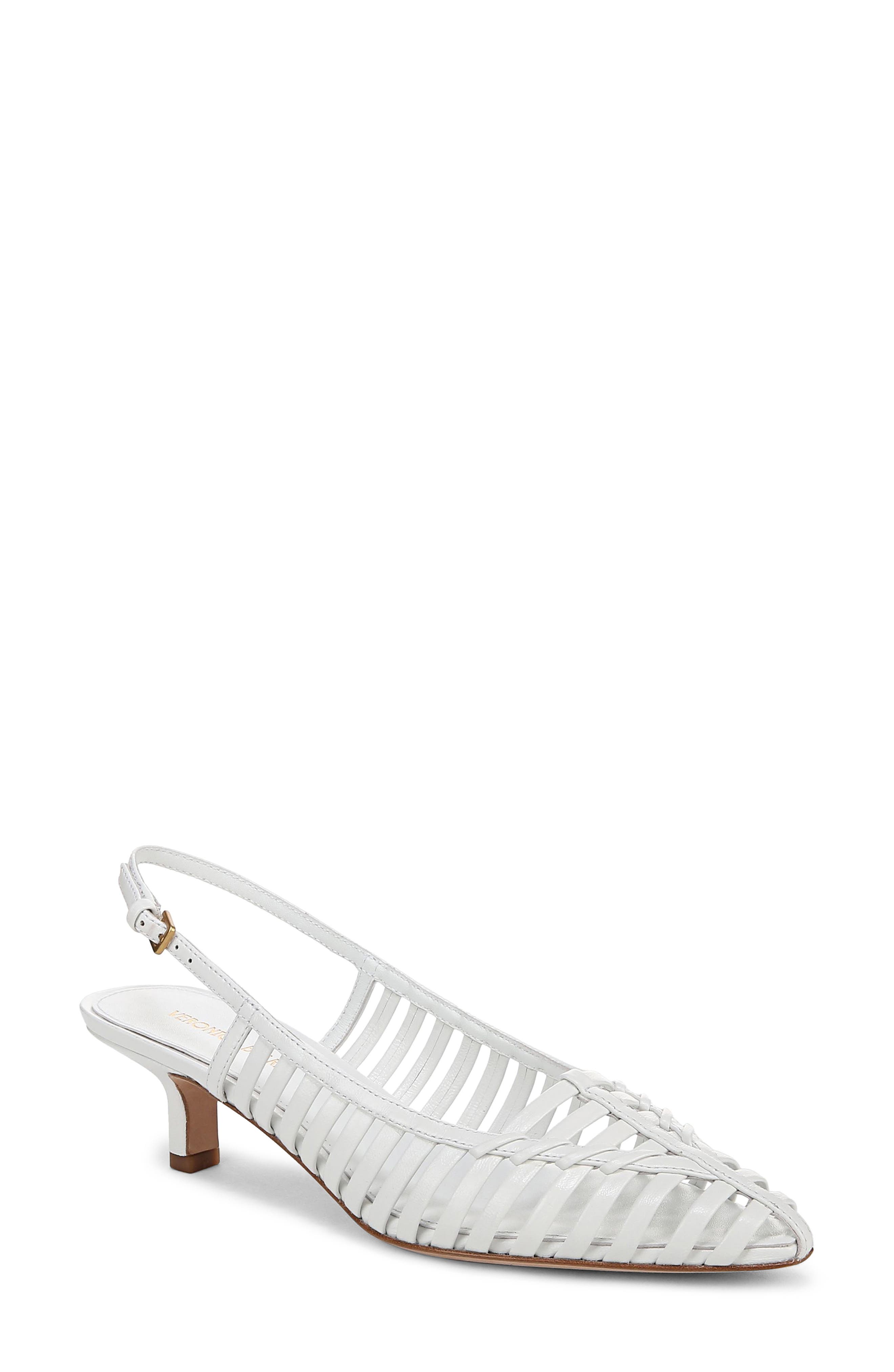 Veronica Beard Britte Kitten Heel Slingback Pump