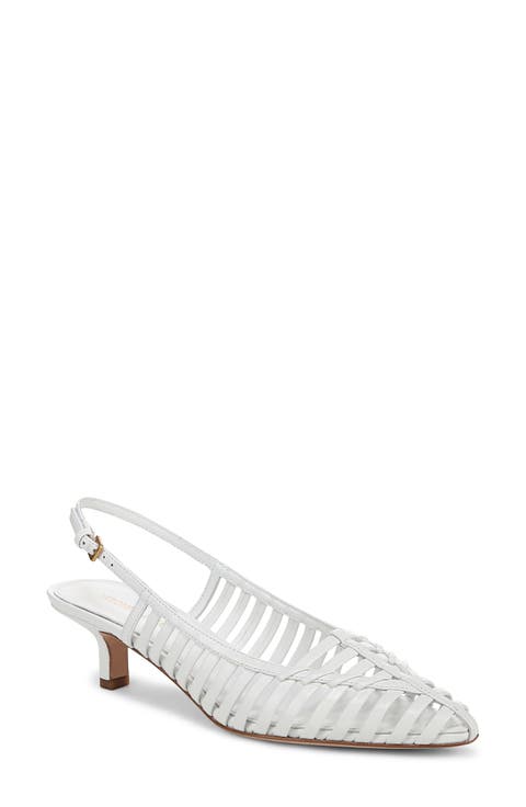 Britte Kitten Heel Slingback Pump (Women)