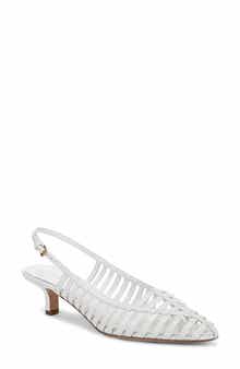 Veronica Beard Britte Kitten Heel Slingback Pump