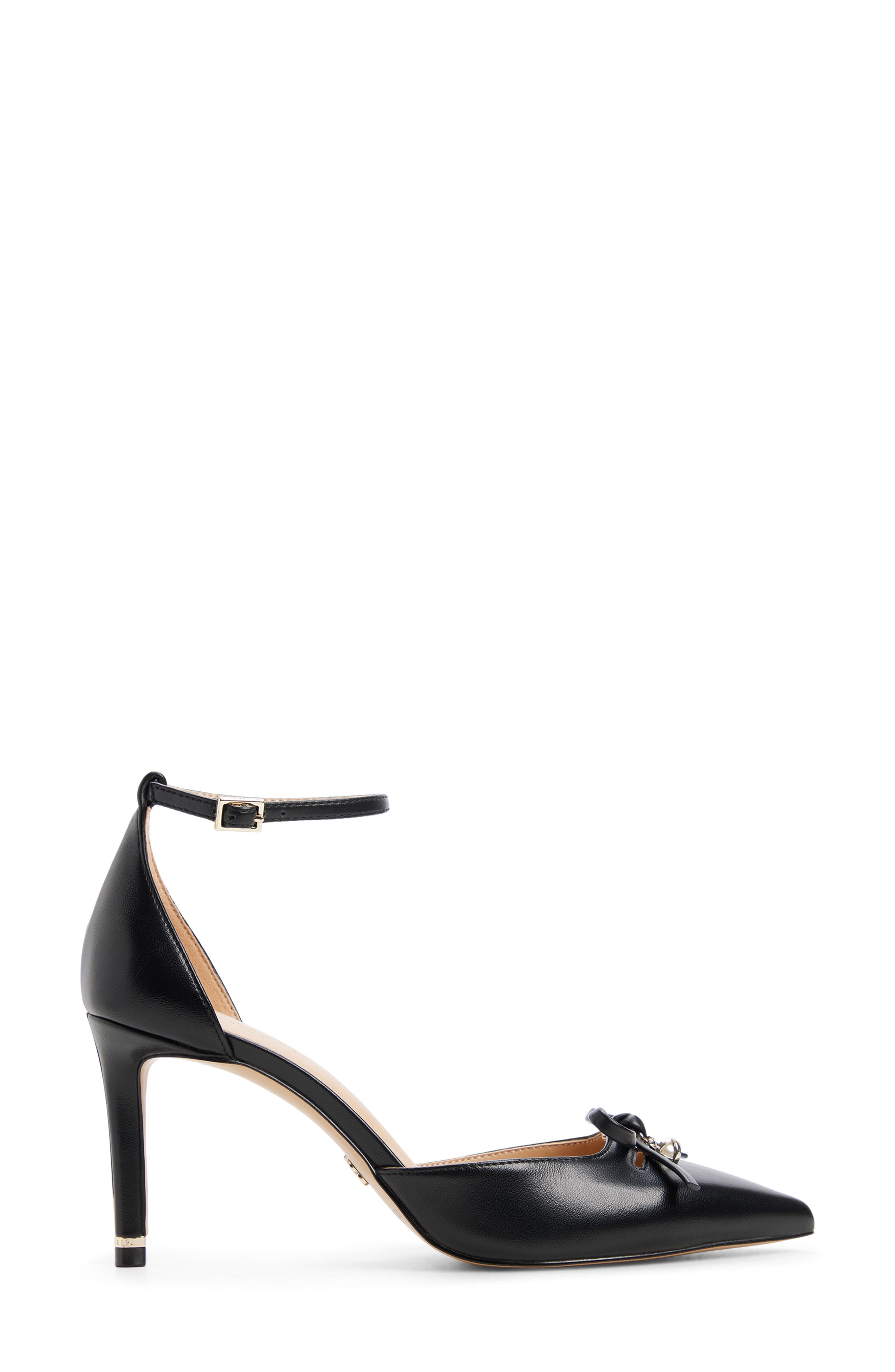 Dalia Faux Leather Pump, Alternate, color, SMOOTH BLACK