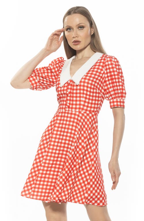 Alexia Admor Carys Fit & Flare Dress In Red